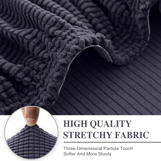Couch Cushion Covers for Sectional Sofa L Shape Washable Separate Seat Chaise - Image 4