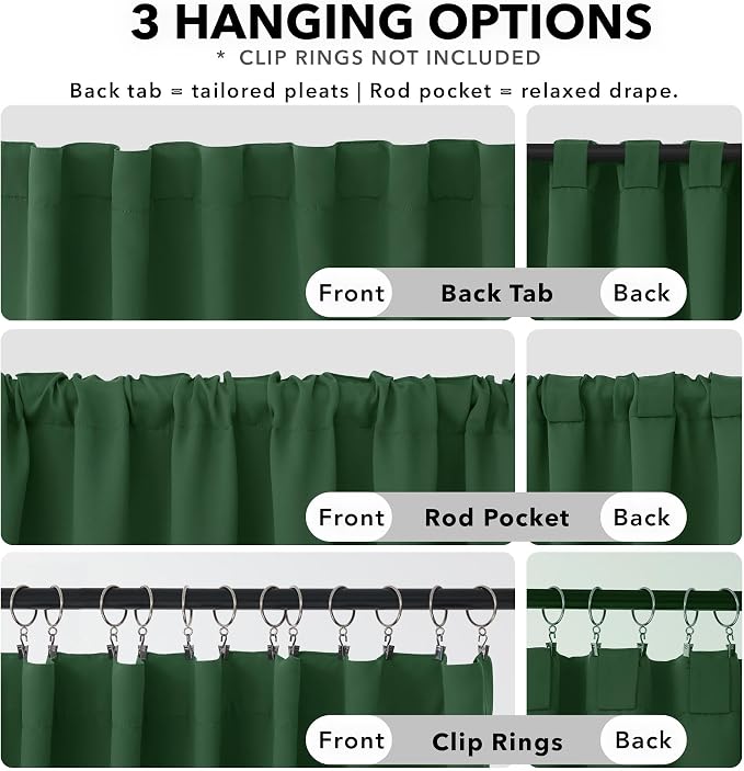 Deconovo Short Blackout Curtains - Image 2