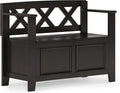 SIMPLIHOME Amherst Entryway Storage Bench by SimpliHome