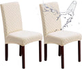 Genina Waterproof Chair Covers for Dining Room 2 Pack, Dining Chair Covers by Genina