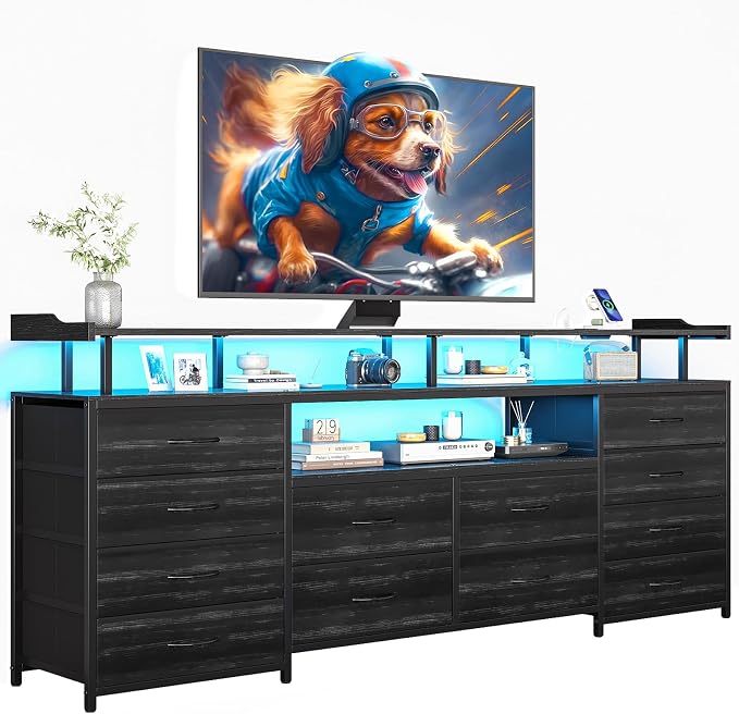 BTHFST 12 Drawers TV Stand Dresser by BTHFST