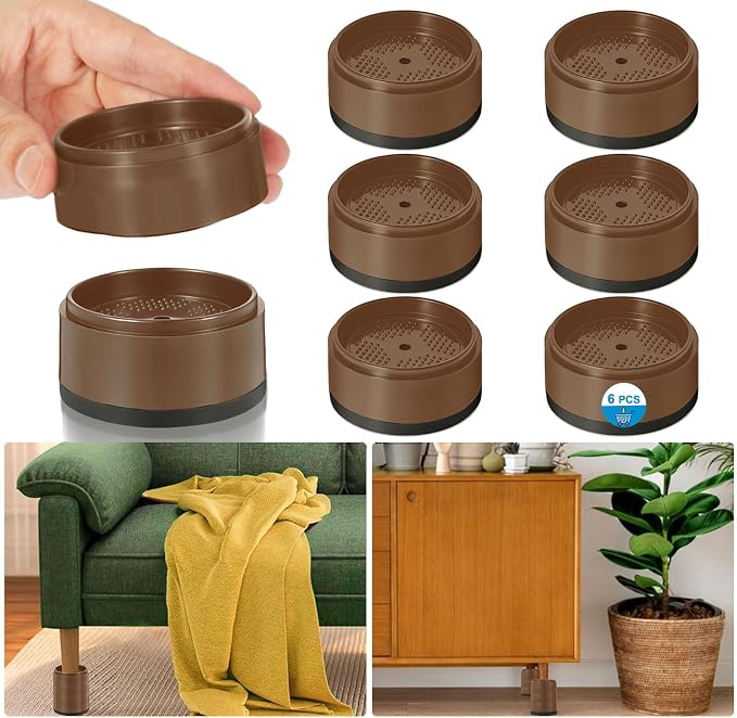 Bed Risers 1 inch, 2 inch, 3 inch, 4 inch Heavy Duty, Adjustable Furniture Riser - Image 7