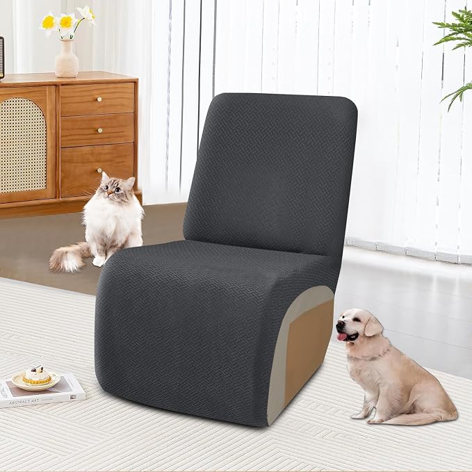 ALIECOM 100% Waterproof Recliner Sectional Couch Covers L Shape Stretch Corner - Image 2