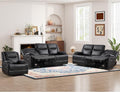 ANJ Premium Genuine Manual Reclining Sofa Set by ANJ