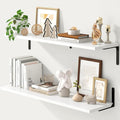 Fun Memories Deep Floating Shelves, 36W x 8D Floating Shelves Set of 2 by FunMemories