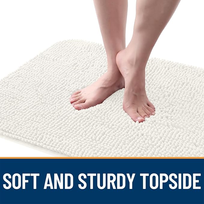 OLANLY Dog Door Mat for Muddy Paws 47x20, Absorbs Moisture and Dirt, Absorbent - Image 4