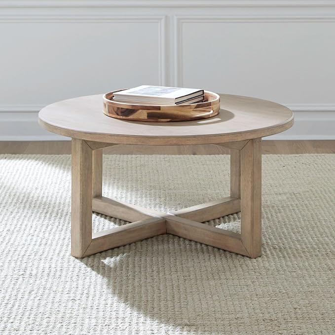 Liberty Furniture Proximity Place Living Room Round Cocktail Table Transitional by LibertyFurniture