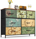 7-Drawer Dresser for Bedroom, Anti-Tip Wide Storage Organizer Fabric Chest of by SageNest