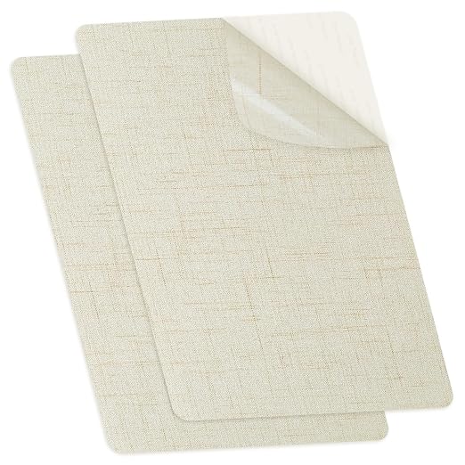 Self-Adhesive Fabric Repair Patches, Large Size 8X11 inch Linen Furniture by TXSN