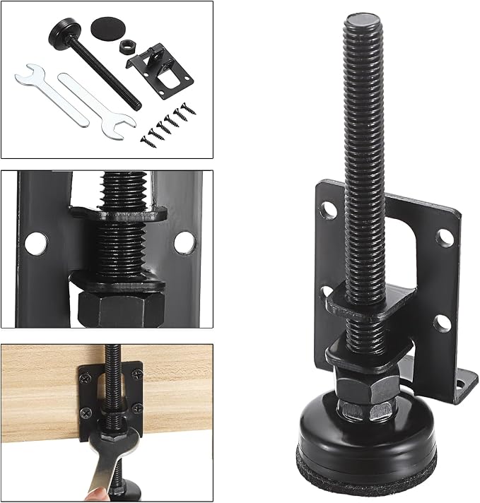 OwnMy 4 Packs Adjustable Furniture Leveling Feets L Shaped Furniture Levelers - Image 5