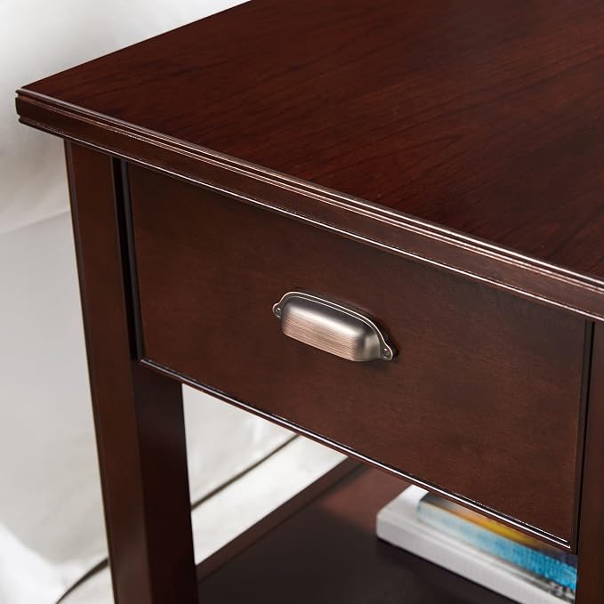 Leick Home Laurent Solid Wood Side Table - Image 7