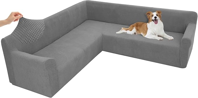 Arfntevss Stretch Sectional Couch Covers L Shaped Corner Sectional Sofa Cover by Arfntevss