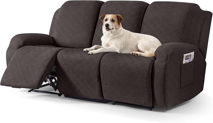 Timeles Recliner Covers for 3 Seater Reclining Couch Covers Sofa Slipcover by Timeles-BetterForYourHomeBetterForThePlanet