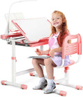 Rengue Kids Desk and Chair Set, Height Adjustable Children School Functional by Rengue