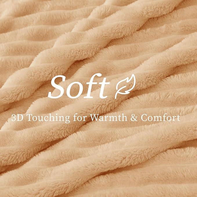 BEDELITE Twin Blanket for Couch & Bed, 300GSM Soft & Warm Fleece Blanket - Image 4