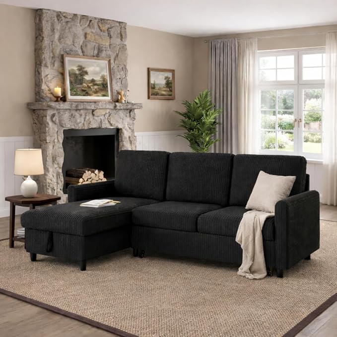 JAMFLY Pull Out Sleeper Sofa Bed - Image 3