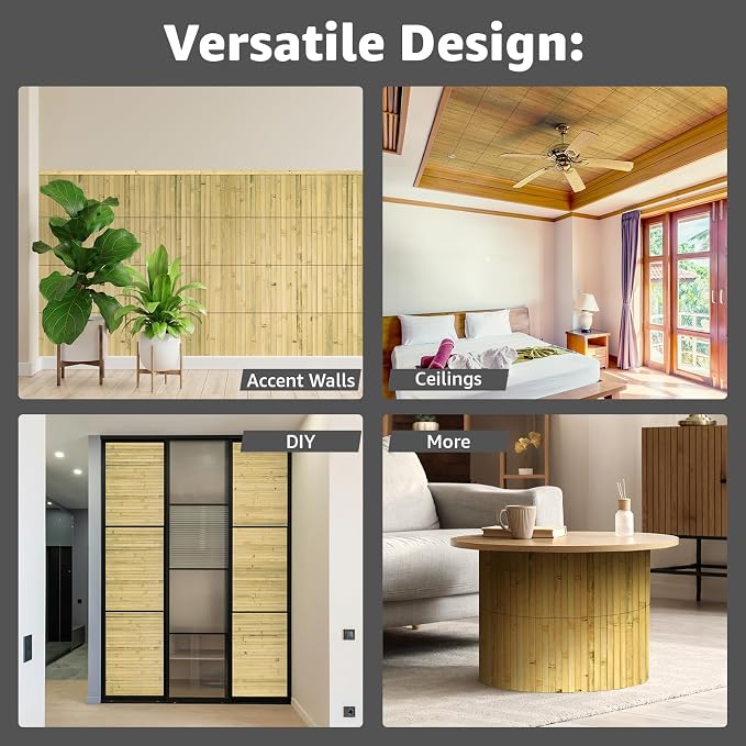Art3d Natural Bamboo Wall Panel - Image 4