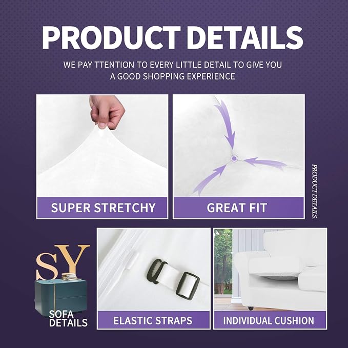 ZNSAYOTX Luxury Chair Slipcovers - Image 4