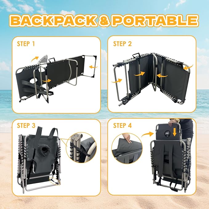Backpack Sun Tanning Chair - Image 8