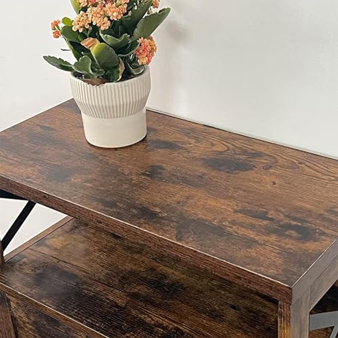 FiveWillowise Rustic Brown Farmhouse Storage Cabinet - Image 5