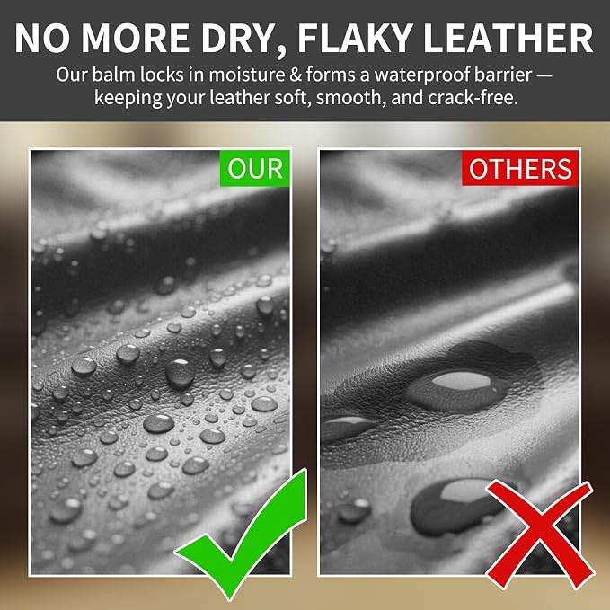 Leather Recoloring Balm and Scratch Repair Kit, Dark Gray Leather Restorer - Image 4