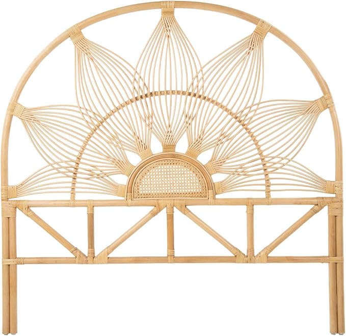 Kouboo Sunflower Rattan Twin Headboard Bedroom Bedroom Furniture Headboard Twin by KOUBOO