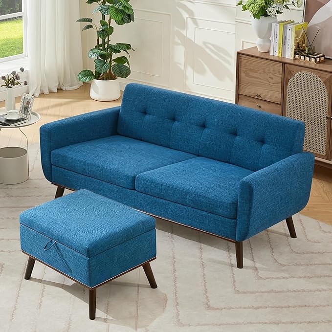Kingfun Living Room Furniture Sets, Standard & Ottoman, Mid Century Modern by KINGFUN-Anexcitingoption