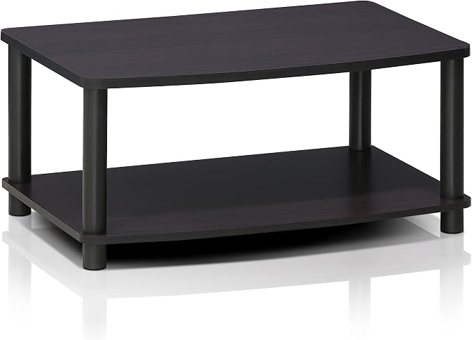Furinno TURN-N-TUBE TV Riser Stand, 2-Tier Small Elevated No Tools TV Stand - Image 9