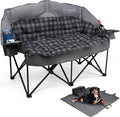Double Camping Chair Padded Loveseat Camping Couch, Oversized 2 Person Camp by Campwitheasesturdycozy
