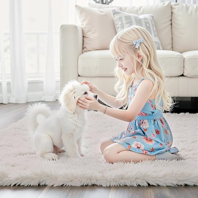 Rugs for Living Room 6x9, Alfombras para Salas Shag Large Plush Soft Area Rug - Image 7
