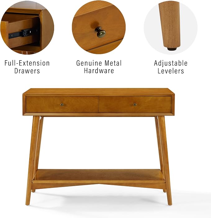 Crosley Furniture Landon Sofa Console Table - Image 7