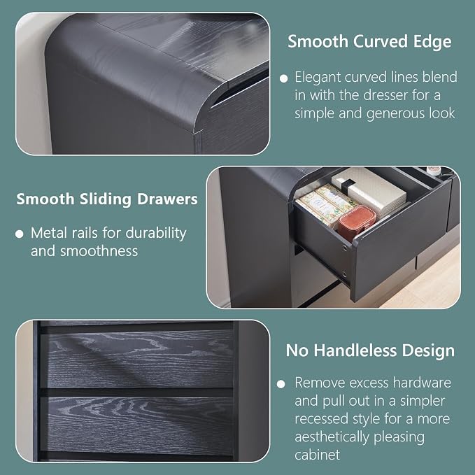 Aitjunz Modern 7 Drawers Dresser - Image 5