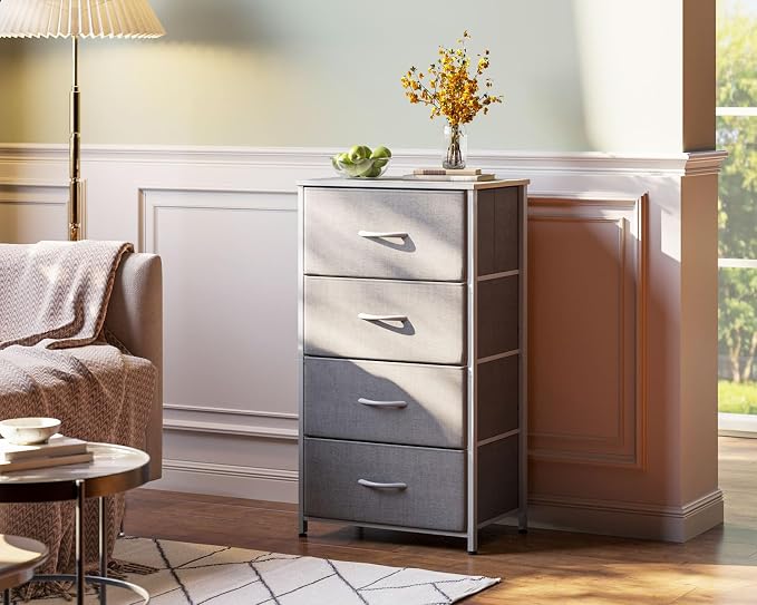 AODK Dresser for Bedroom with 4 Storage Drawers, Small Dressers Chest of - Image 2