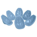 ECR4Kids Plastic Leaf Scoop Floor Rocker Seat, Classroom Furniture, Powder Blue by ECR4Kids