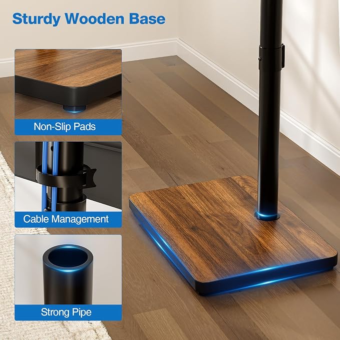 Swivel/Tilt Universal Floor TV Stand - Image 2