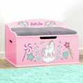 DIBSIES Personalized Creative Wonders Toy Box, Unicorns & Rainbows, 30 x 19.25 by DIBSIES