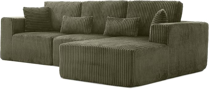 L Shaped Modular Boneless Sectional Couches - Image 6