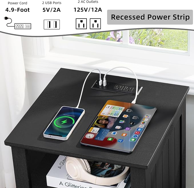 Joaxswe 18" Farmhouse Night Stand - Image 6