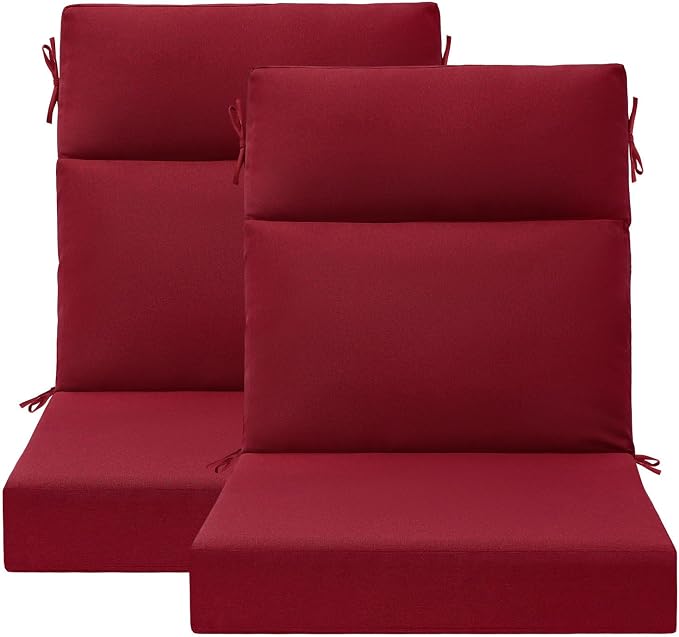 Unimatta Outdoor High Back Chair Cushion Seat Pads, 44 x 21 Inch by Unimatta