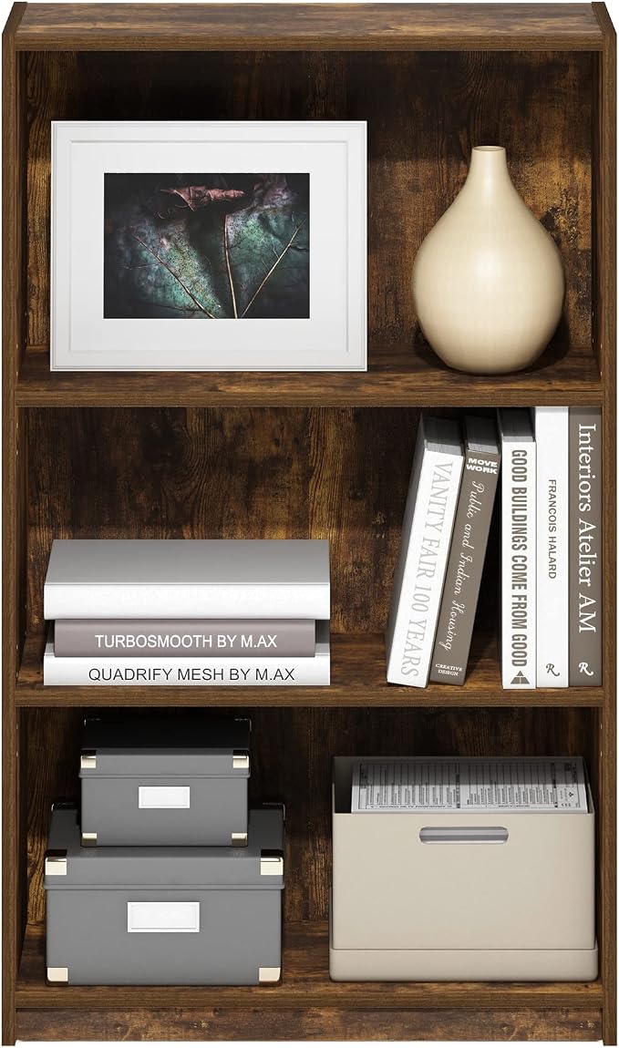 Furinno JAYA Book Shelf, 3-Tier Bookshelf, Bookcase - Image 5