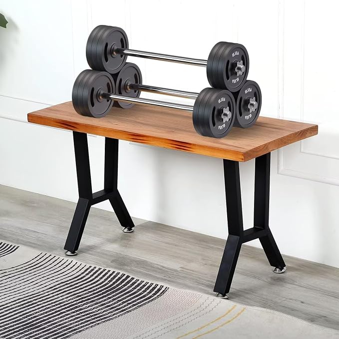 Metal Table Legs 16 Inch Heavy Duty Bench Legs DIY Metal Coffee Table Legs - Image 4