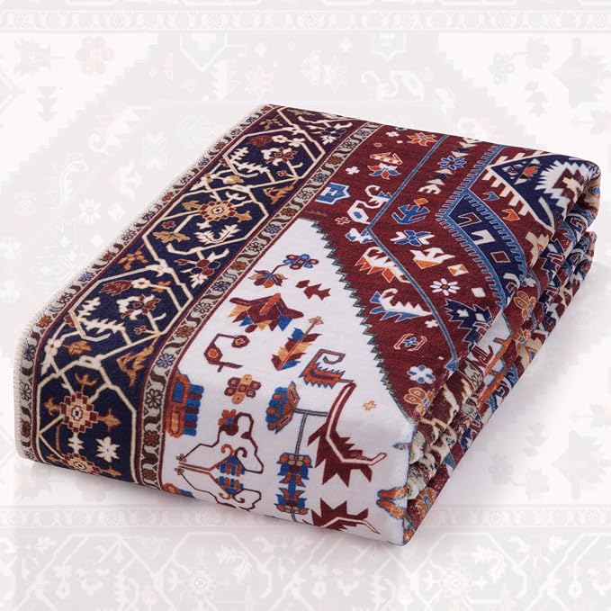 SERISSA 9x12 Area Rugs for Living Room, Large Washable Non-Slip Boho Rug - Image 7
