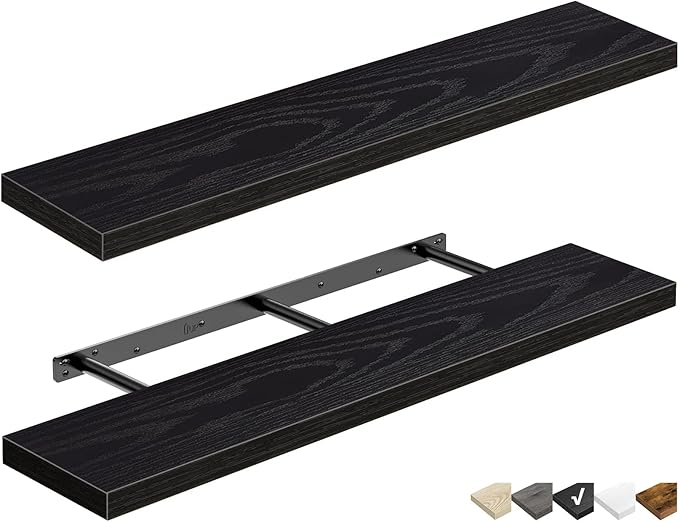 QEEIG Floating Shelves for Wall 47.2" Extra Long by QEEIG