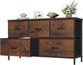 OLIXIS 5 Drawer Dresser for Bedroom, Closet Chest Organizer Furniture, TV Stand by OLIXIS