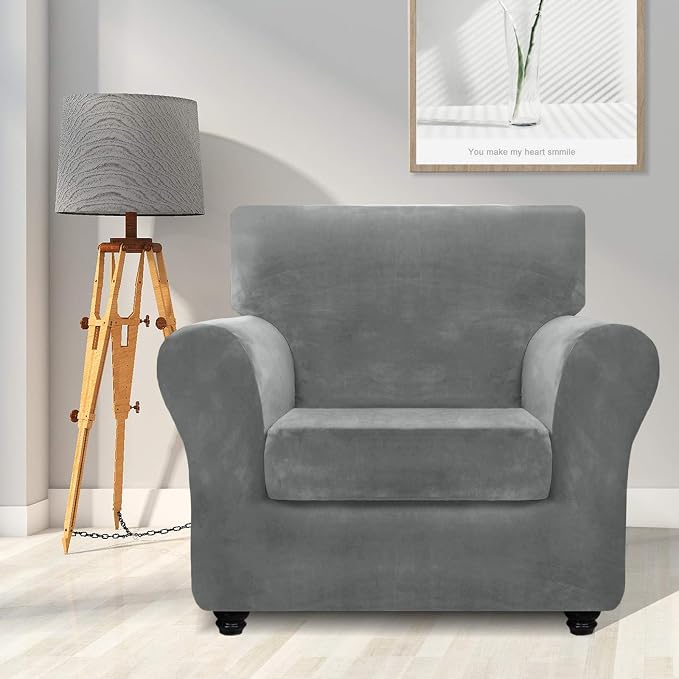 ZNSAYOTX Luxury Velvet Chair Slipcovers - Image 2