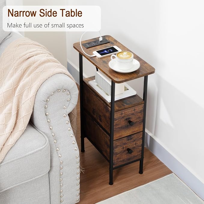 LOAKEKEL Narrow Nightstand - Image 4