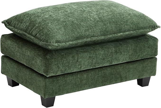 Ihanherry Ottoman for Modular Sectional Cloud Couch, Chenille Deep Seat Sofa by iHanHerry