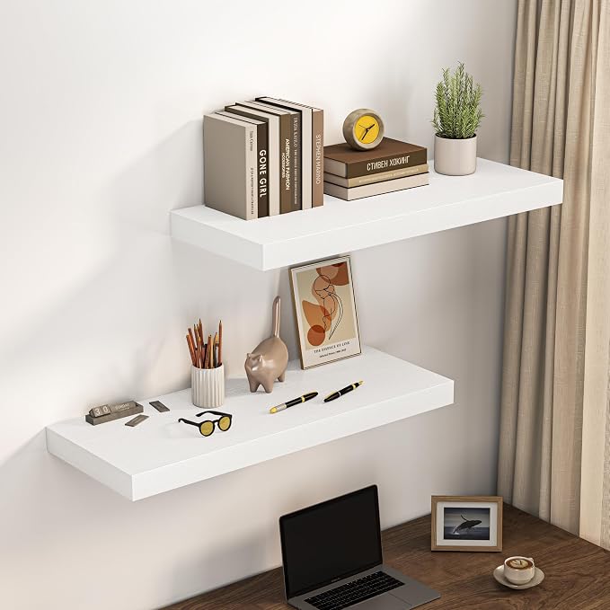 Dreamland 36" Floating Shelves for Wall, Wall-Mounted Shelves for Bedroom - Image 6