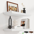 Fun Memories Floating Shelves 24 Inch Long, 9.3 Inch Deep Classic Crown Molding by FunMemories