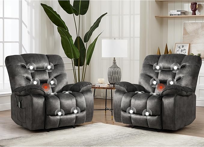 HAOMARKETS Power Recliner Chair Set of 2 by HAOMARKETS